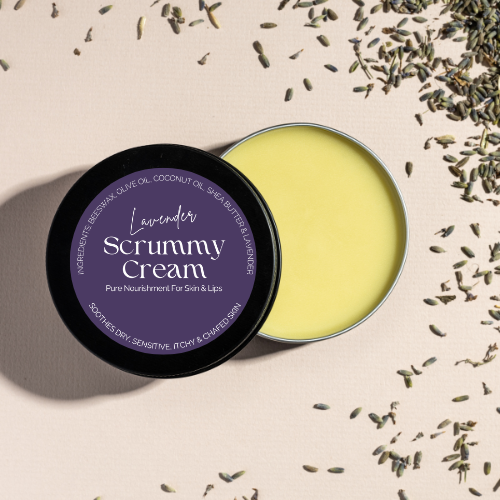 Scrummy Cream Lavender 30g Travel Size