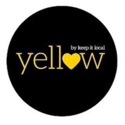 Yellow by keep it local logo